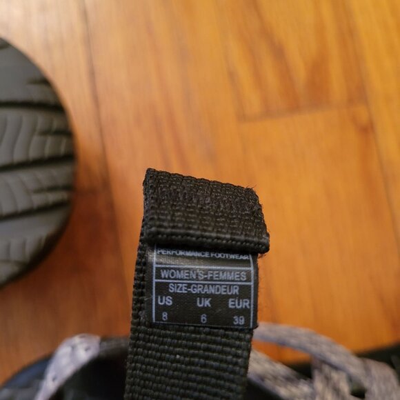 Chaco‎ Womens ZX/2 Classic Sandals Grey 8 Summer Beach Vacation Outdoors - Picture 6 of 7